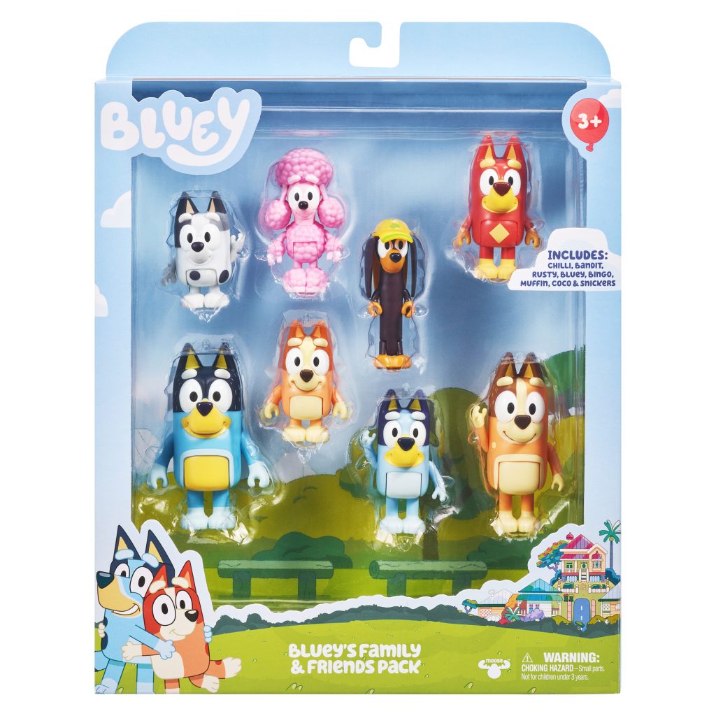 Moose Toys Sammel- & Spielfiguren Bluey - Mega Pack - Spielfiguren Sortiment