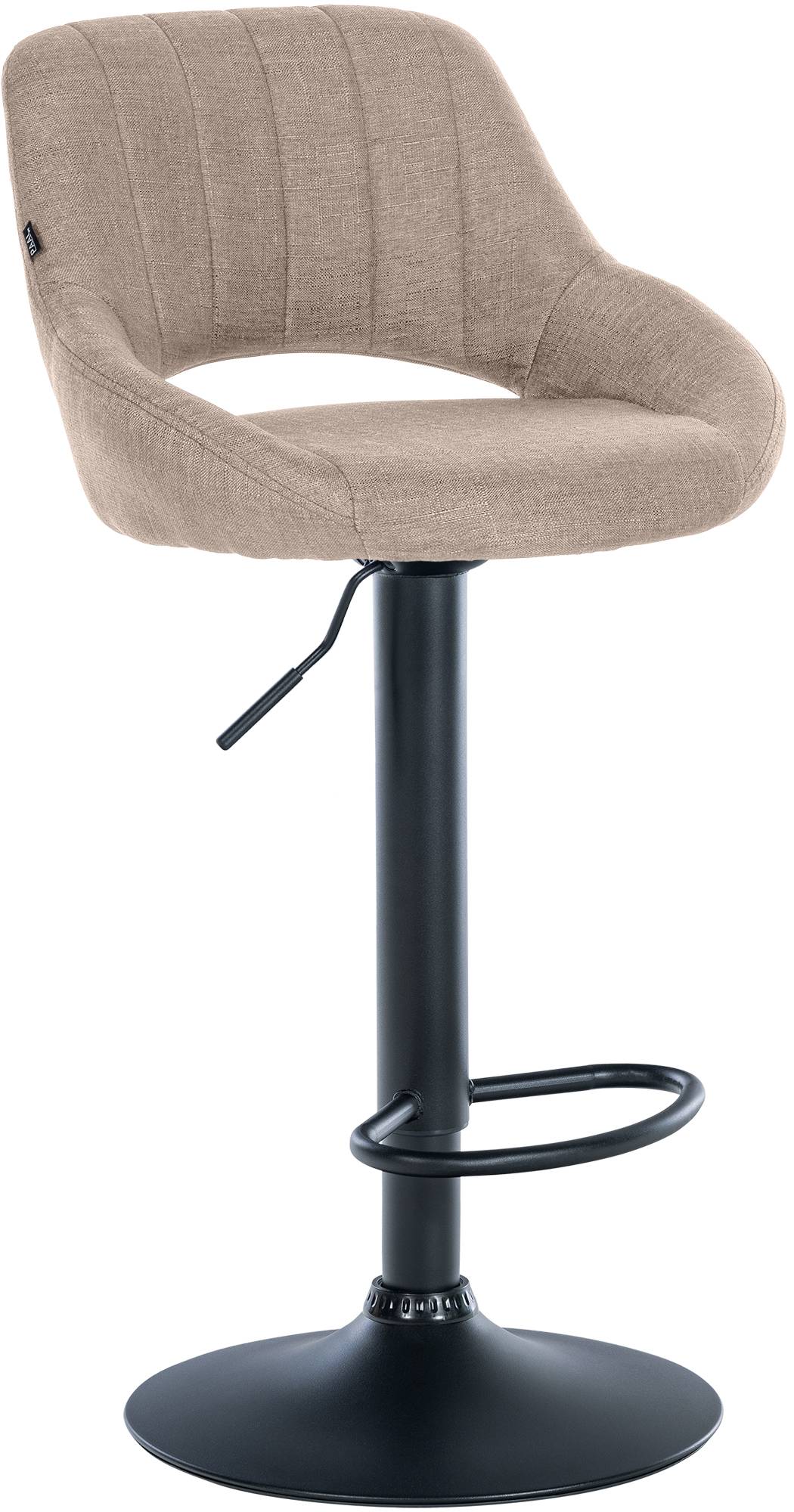 Barhocker Milet Stoff schwarz