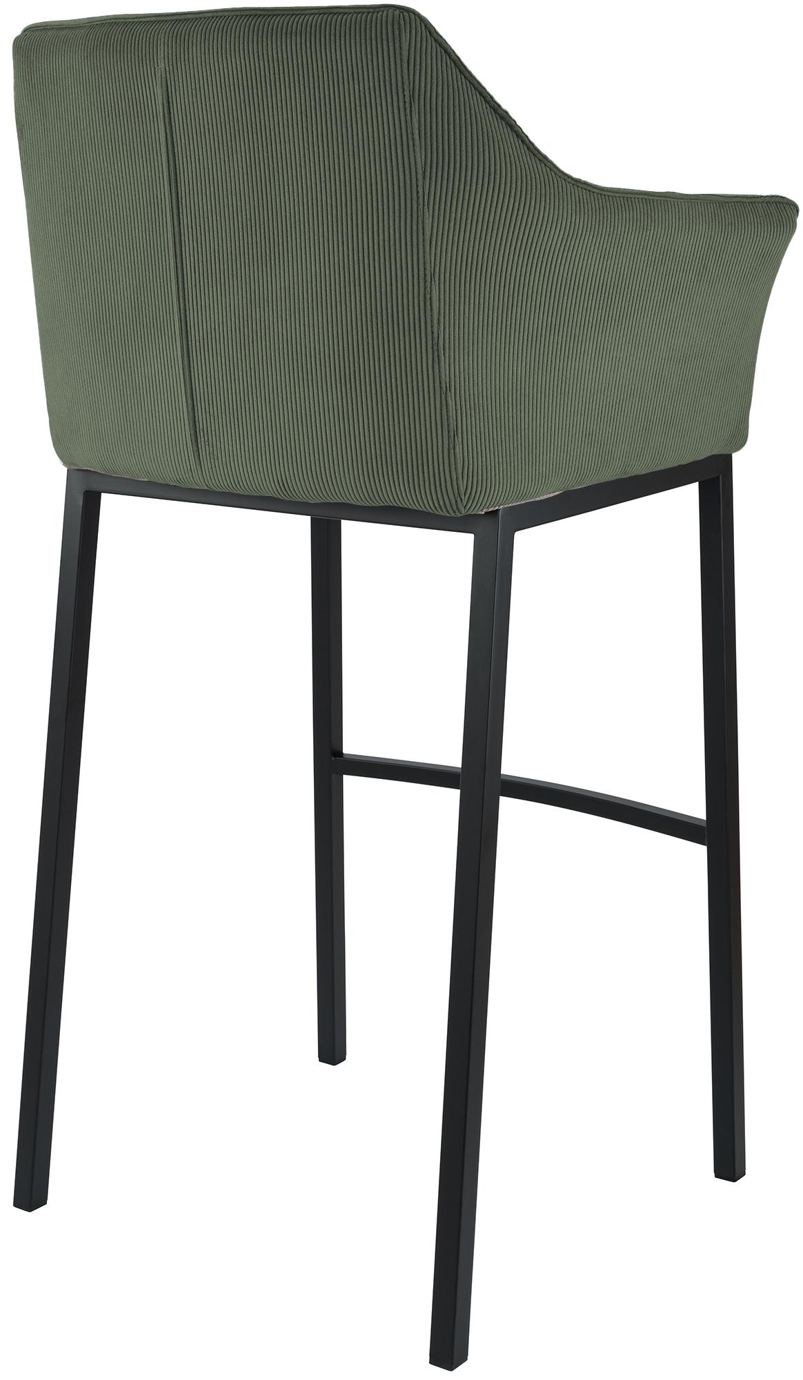 Barhocker Damaso B Cord mit 4-Fuß Gestell