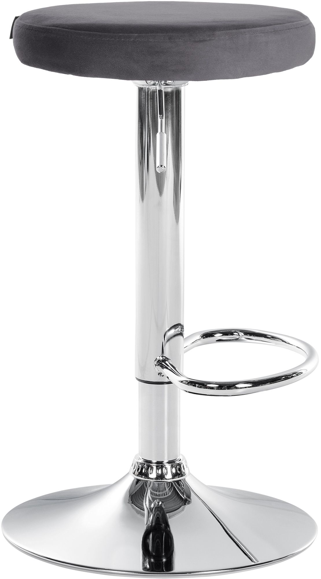 Barhocker Ponte Samt chrom