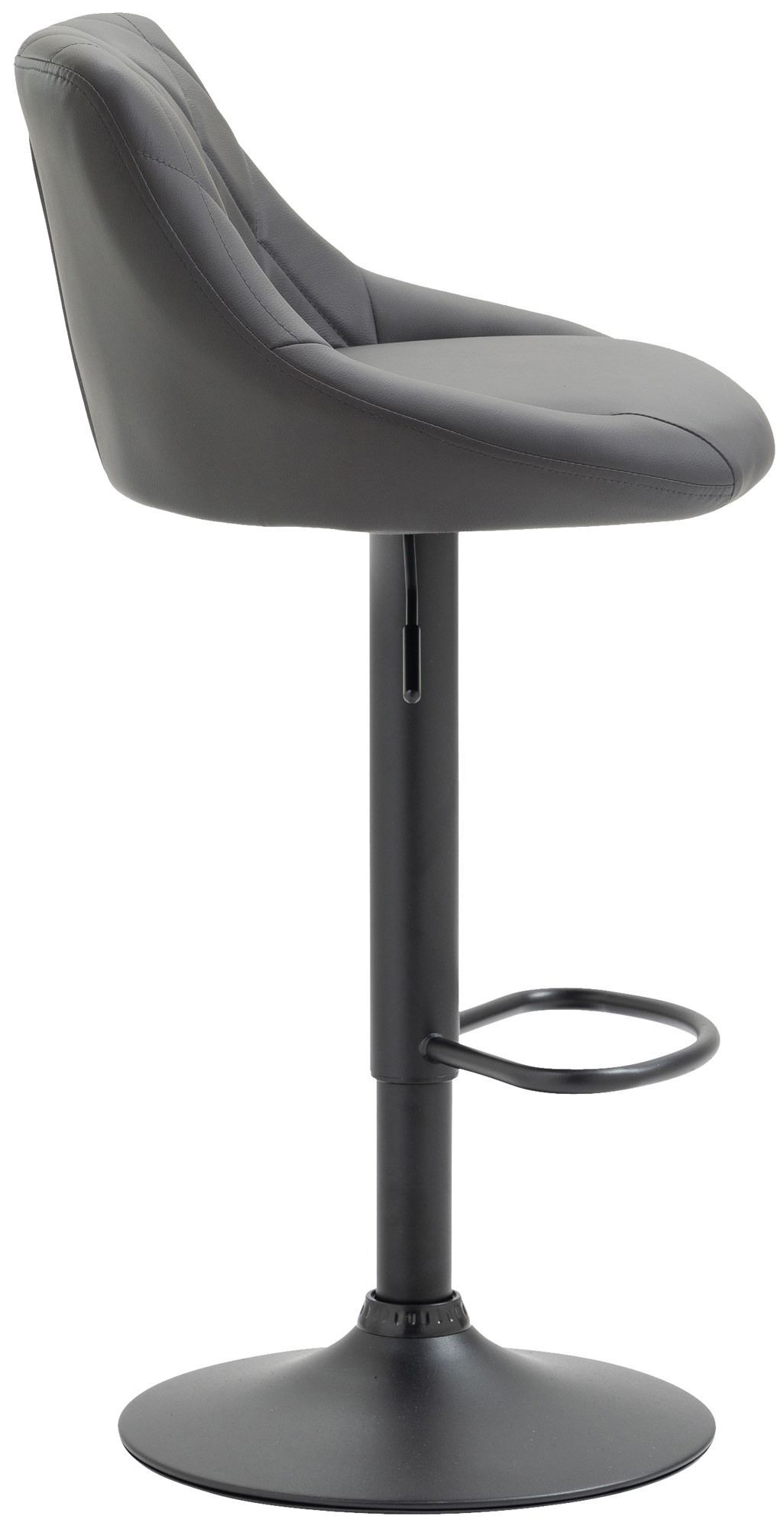 Barhocker Lazio Kunstleder schwarz