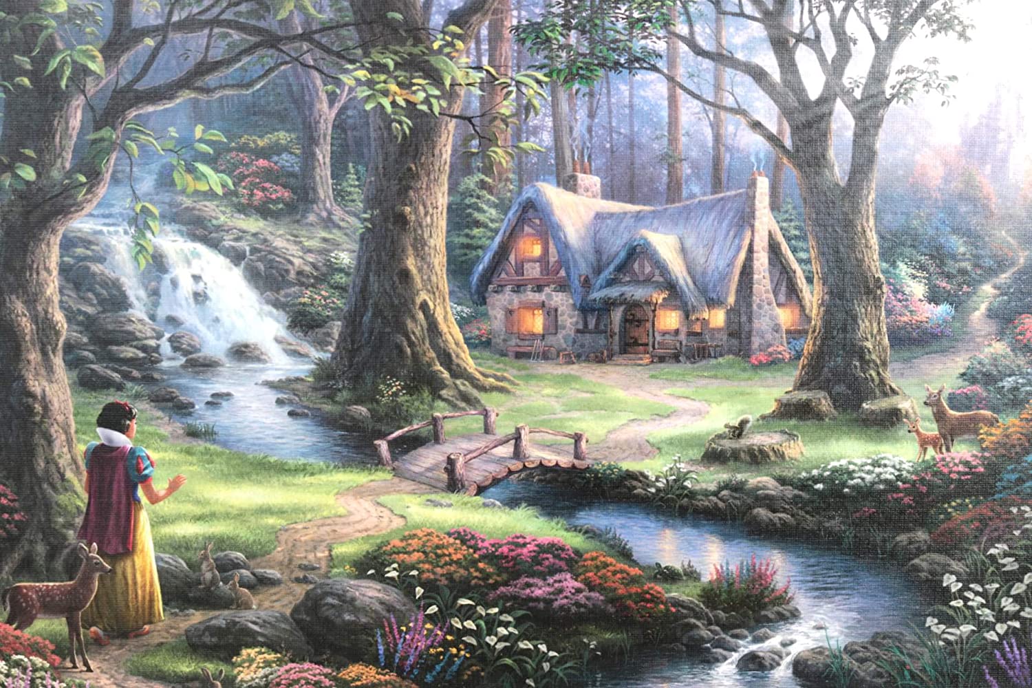 Schmidt Spiele GmbH Puzzles Disney, Schneewittchen - 1000 Teile Puzzle (Thomas Kinkade)