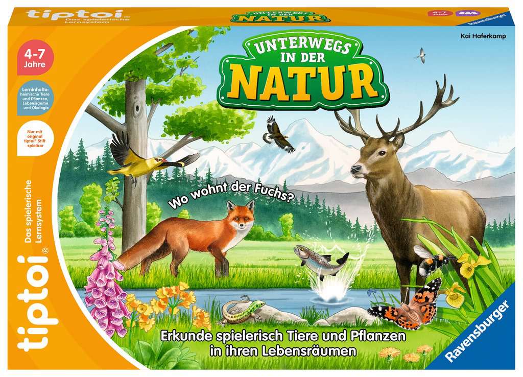 Ravensburger Elektronisches Spielzeug tiptoi® - Unterwegs in der Natur