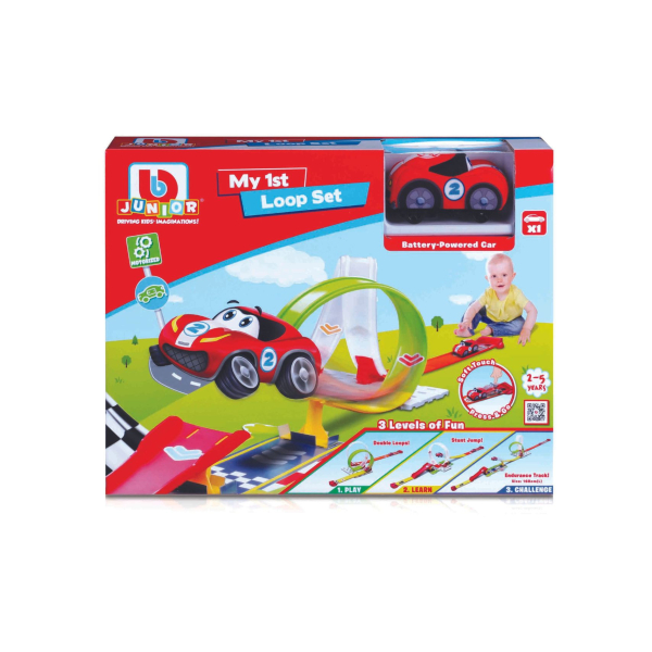 Bburago Baby & Kleinkind Bburago 16-88616 - My 1st Loop Set - Modellauto