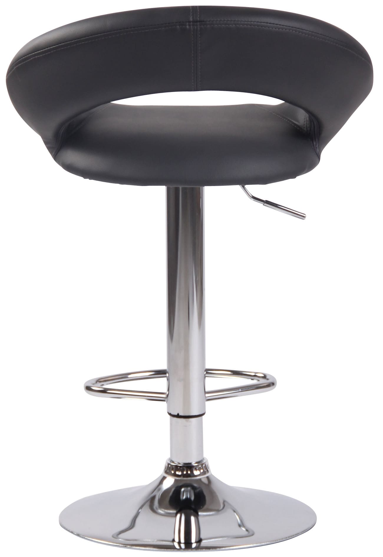 2er Set Barhocker Olinda Kunstleder chrom