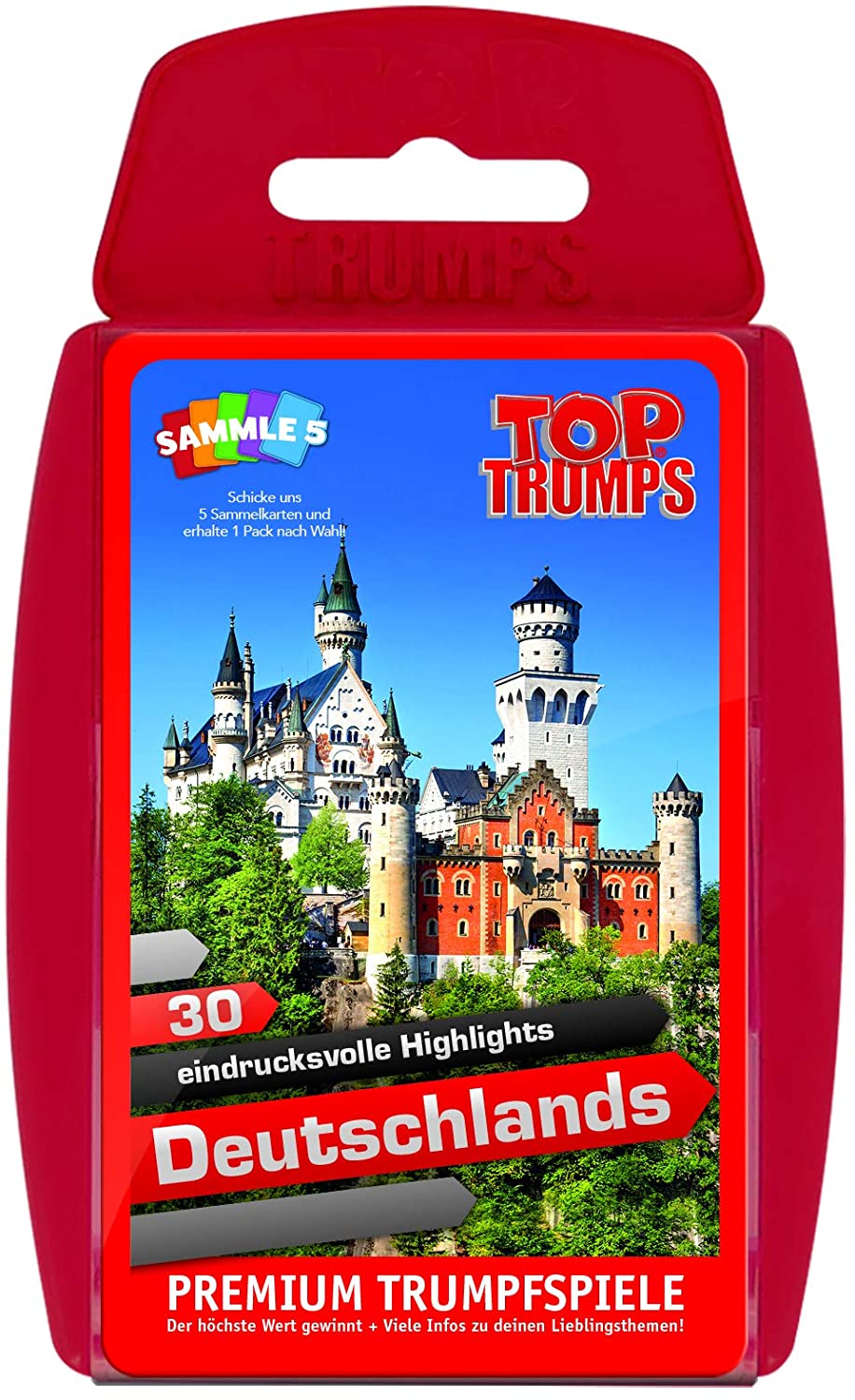 Winning Moves Deutschland GmbH Kartenspiele Winning Moves 63193 - Top Trumps - 30 eindrucksvolle Highlights Deutschland