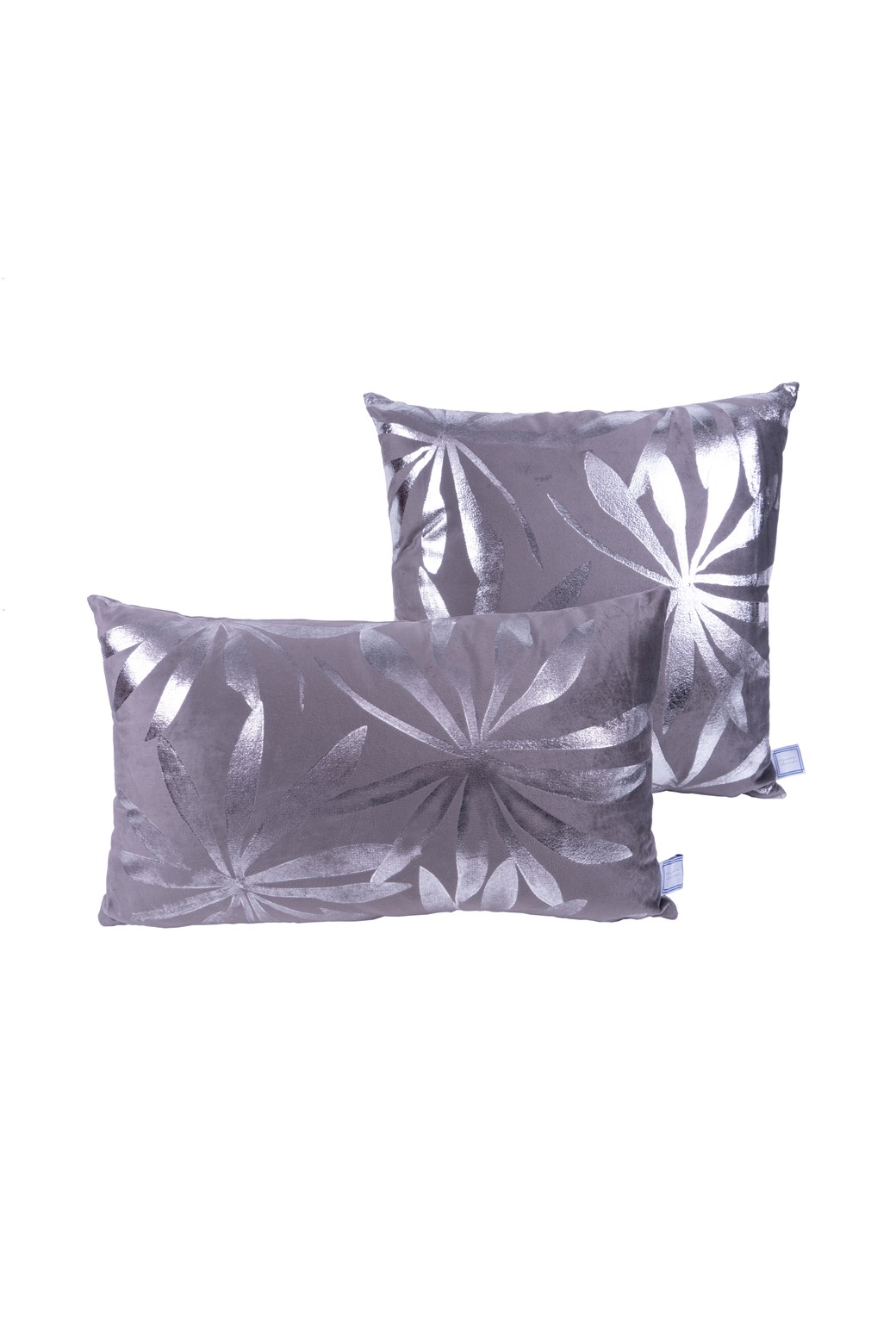 Deko-Kissen Dekokissen Prisma 425 2er-Set Graphit / Silber