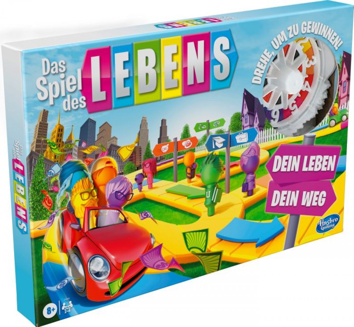 HASBRO Brettspiele & Gesellschaftsspiele Das Spiel des Lebens, Neuauflage
