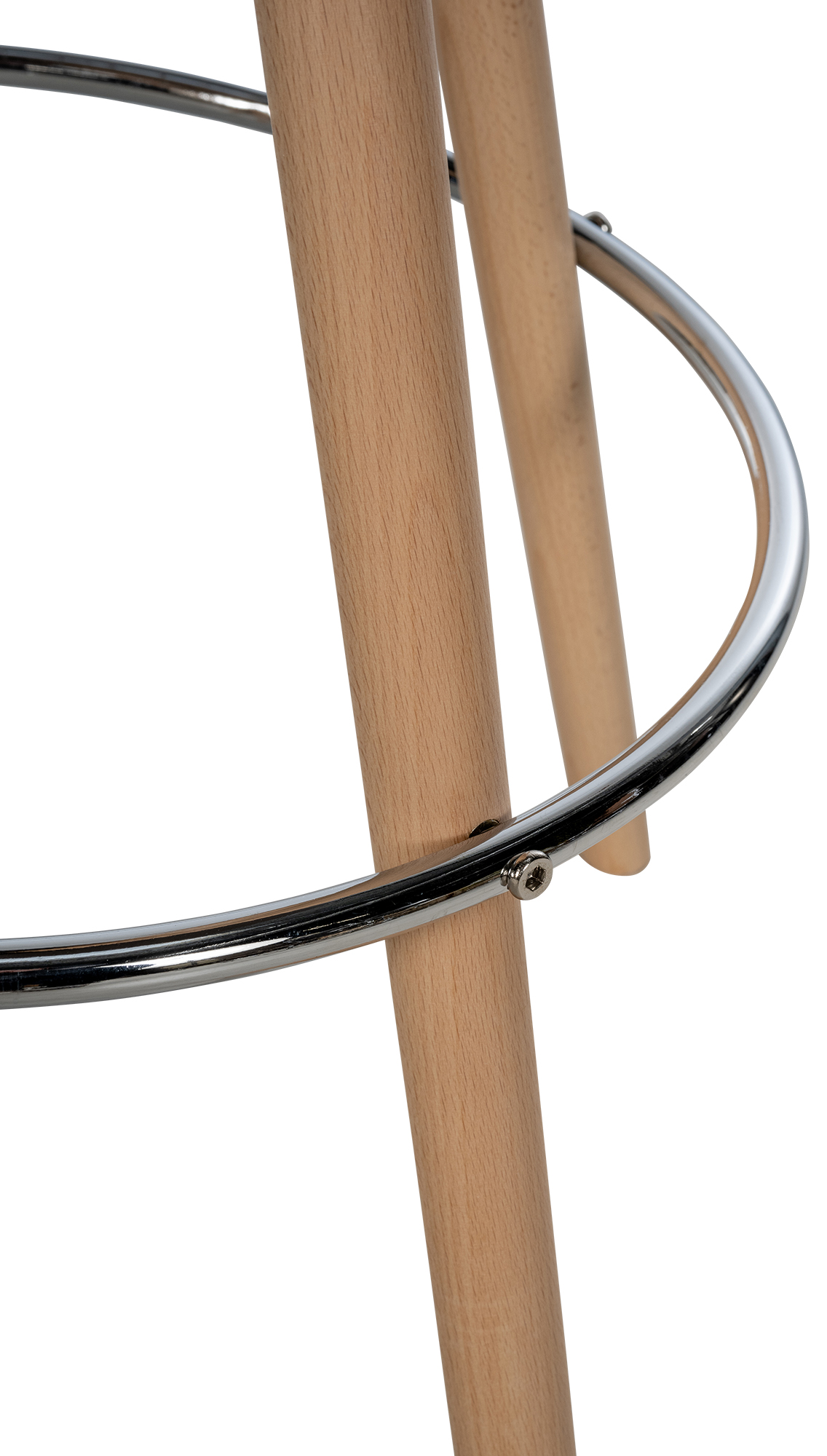 Barhocker Corbin Stoff Rund natura