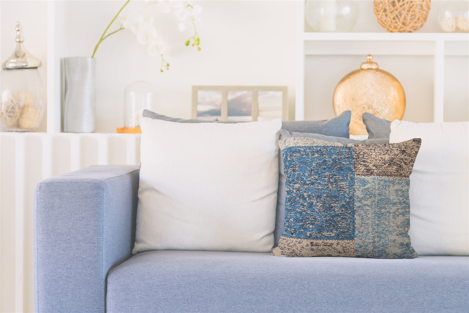 Deko-Kissen Symphony Pillow 160 Blau 45cm x 45cm