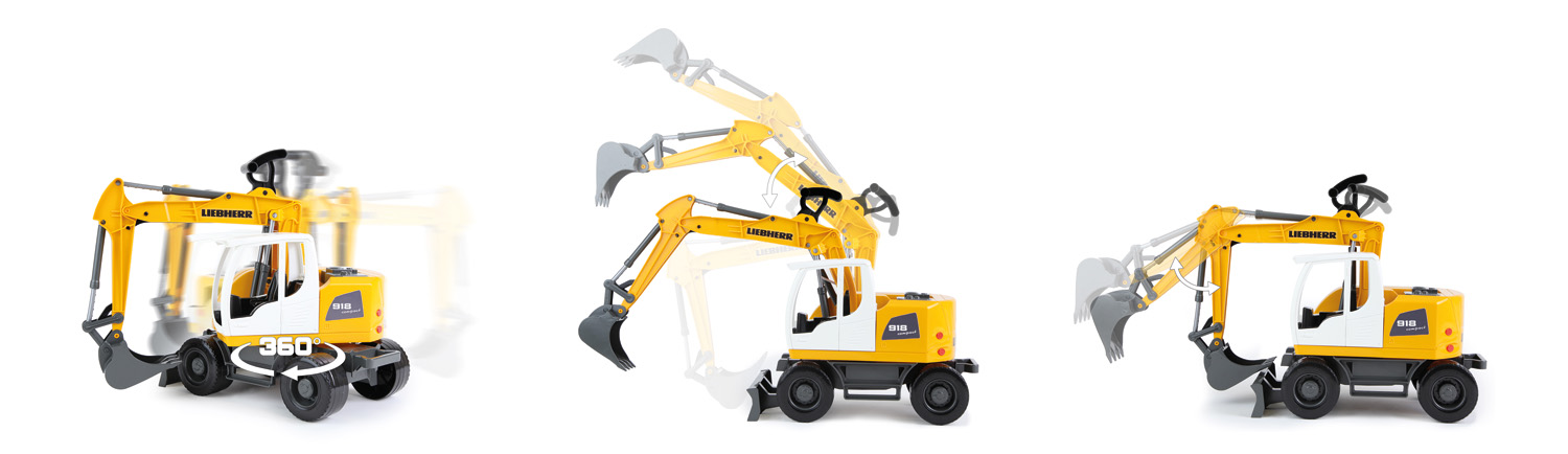 Simm Modelle & Fahrzeuge LENA - 04611 - WORXX Bagger - Liebherr A918 Litronic