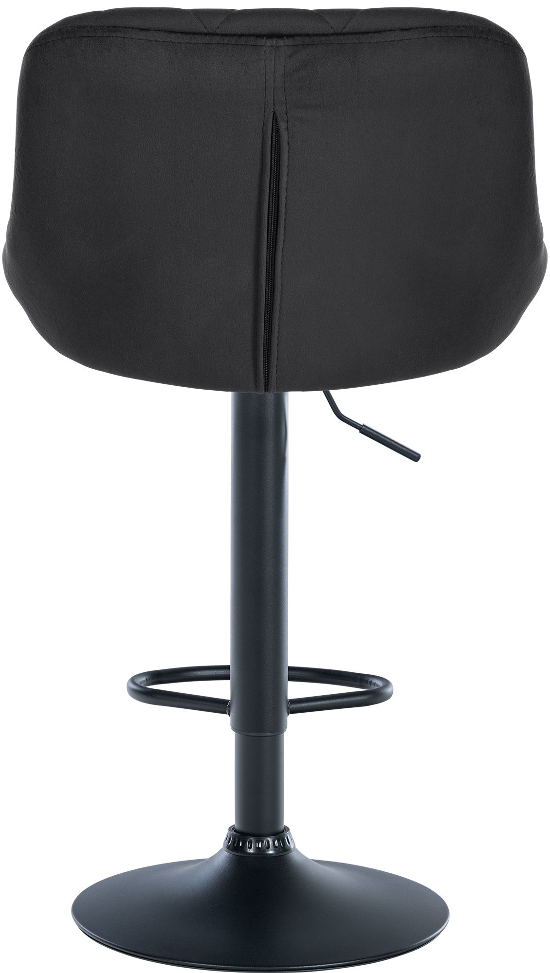 2er Set Barhocker Lazio Samt schwarz