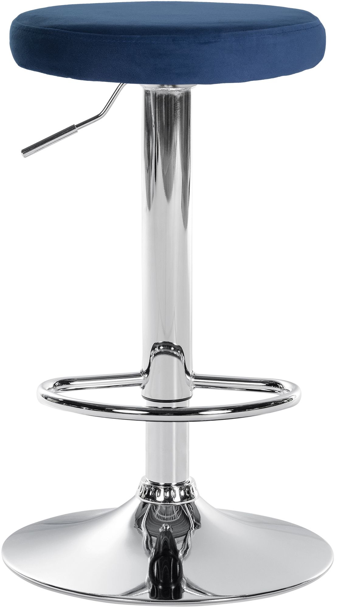 Barhocker Ponte Samt chrom