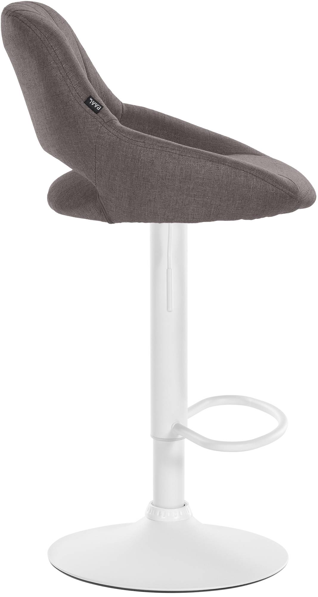 Barhocker Milet Stoff weiß