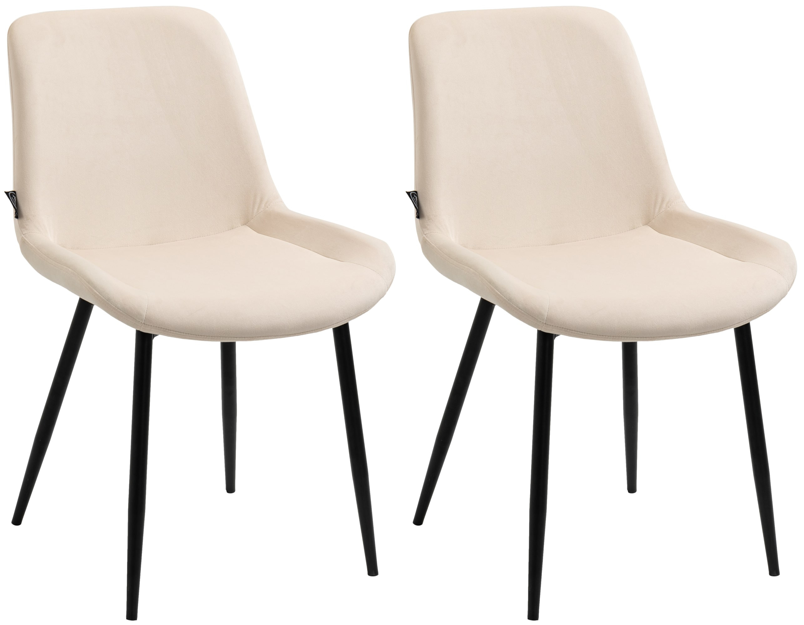 2er Set Esszimmerstühle Victoria Samt