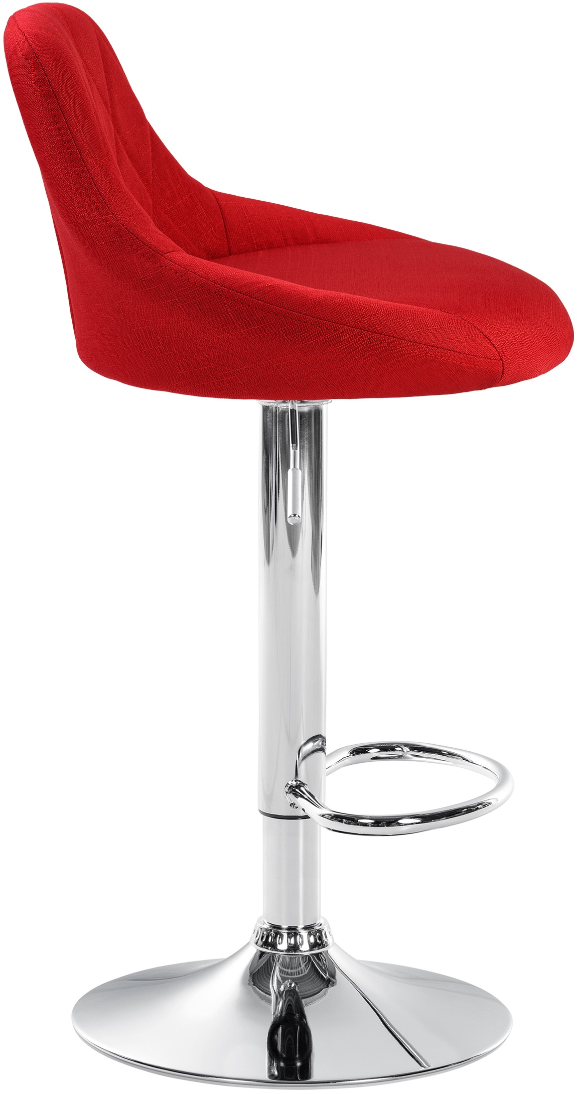 Barhocker Lazio Stoff chrom