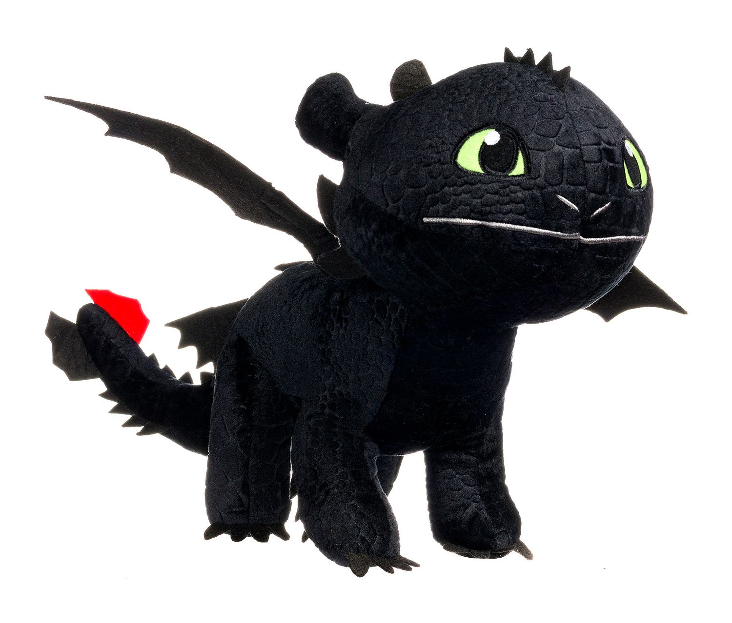 HL-Handelsgesellschaft mbH Plüschfiguren Dragons / Drachenzähmen leicht gemacht - Ohnezahn Plüsch - 60 / 80 cm