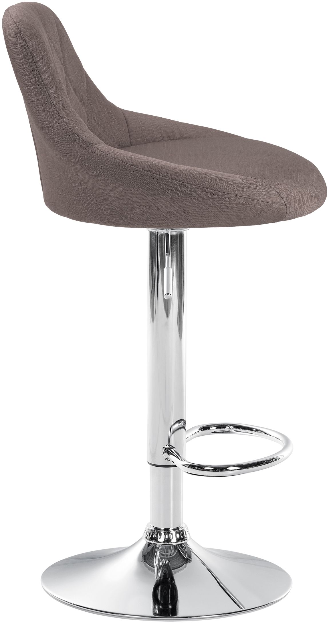 Barhocker Lazio Stoff chrom