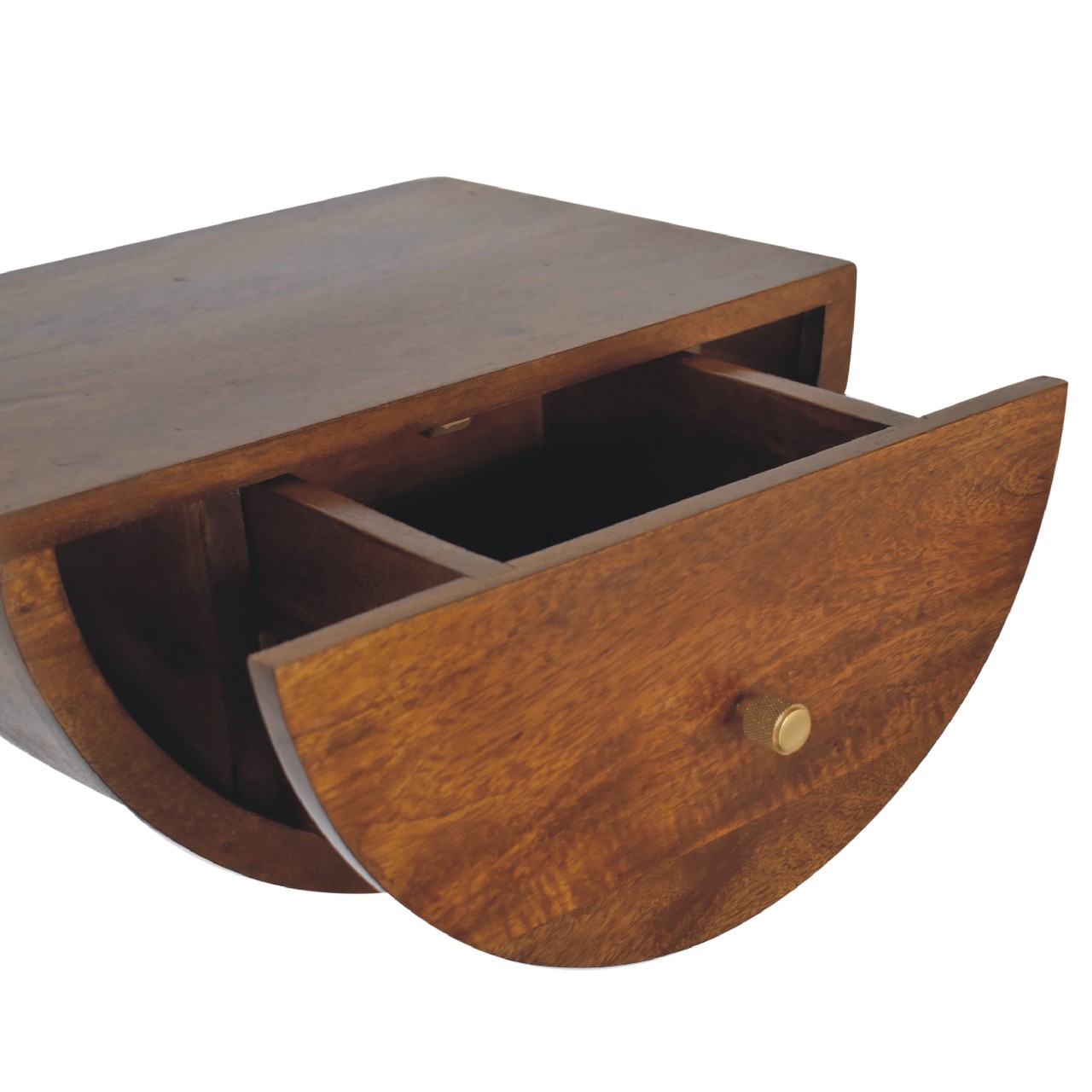 Chestnut Crescent Schwebendes Nachttischchen