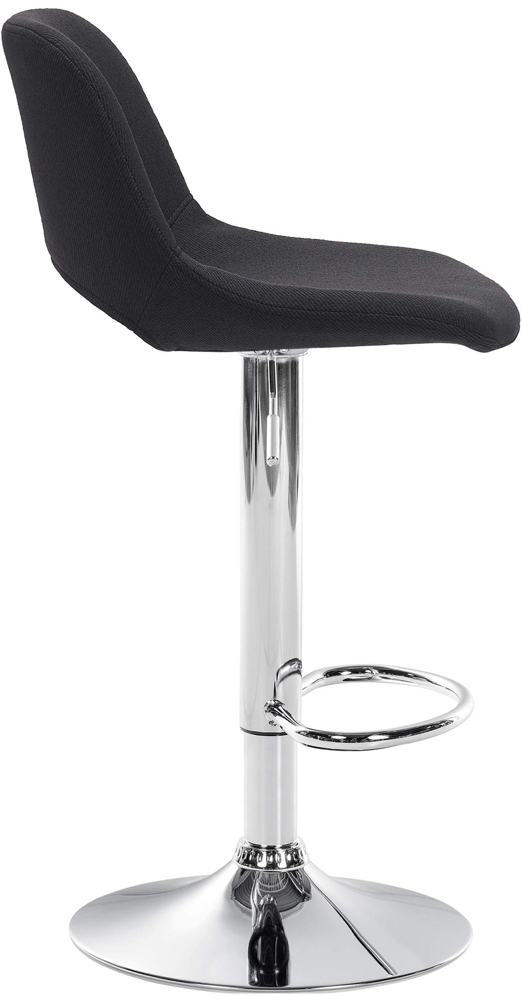 Barhocker Camden Stoff chrom