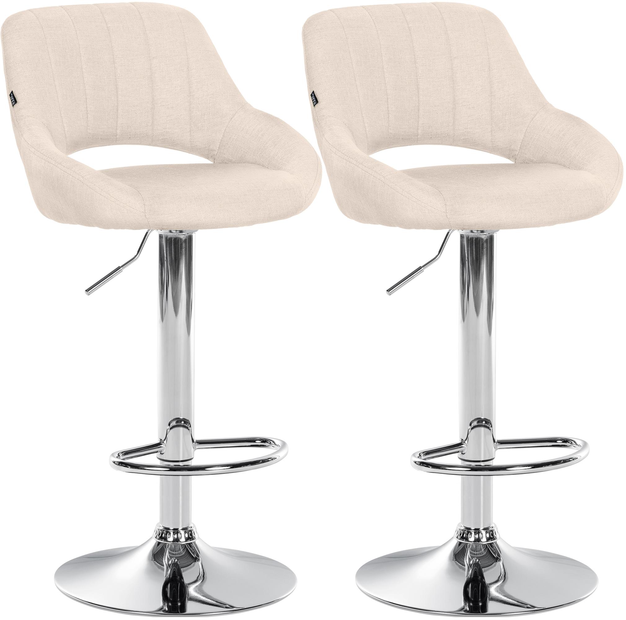 2er Set Barhocker Milet Stoff C
