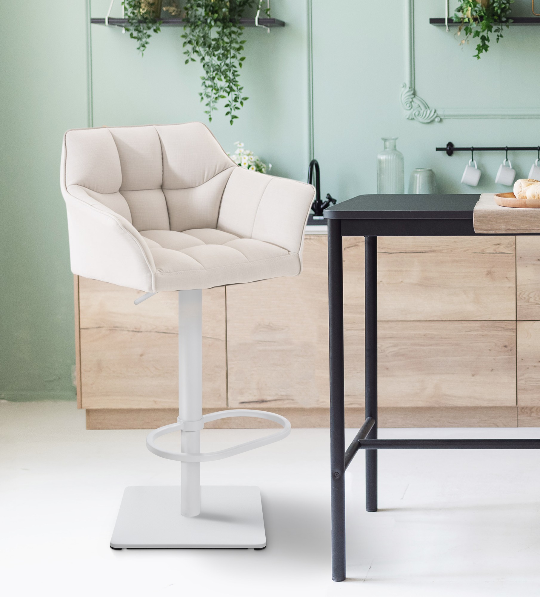 Barhocker Damaso W Stoff