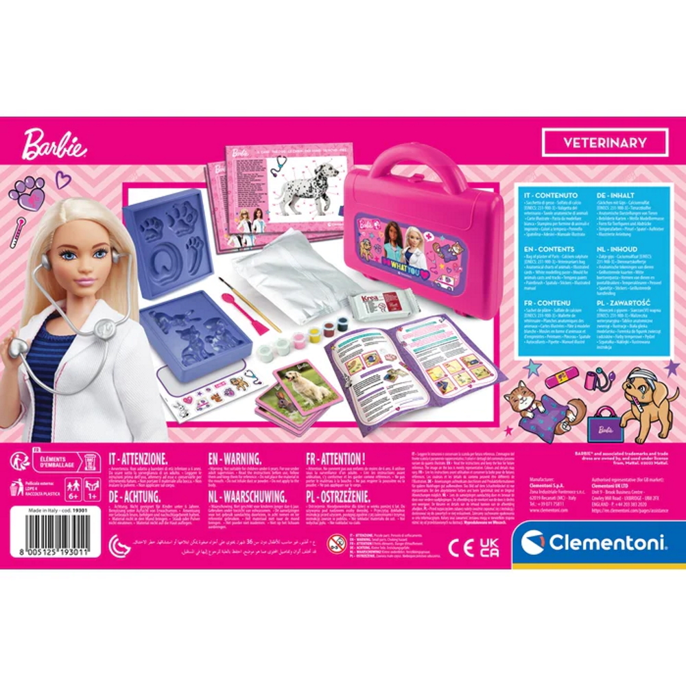 Clementoni Sonstiges Clementoni 19301 - Barbie - TierarztSet