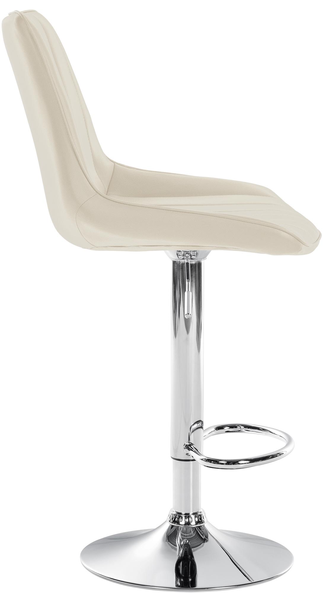 2er Set Barhocker Toni Kunstleder chrom