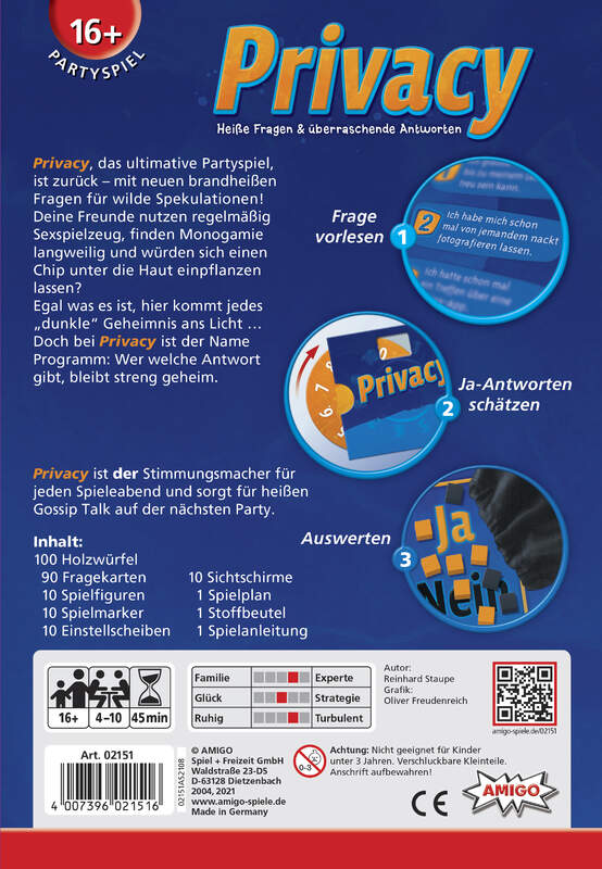 AMIGO Brettspiele & Gesellschaftsspiele Amigo 02151 - Privacy Refresh - Familienspiel