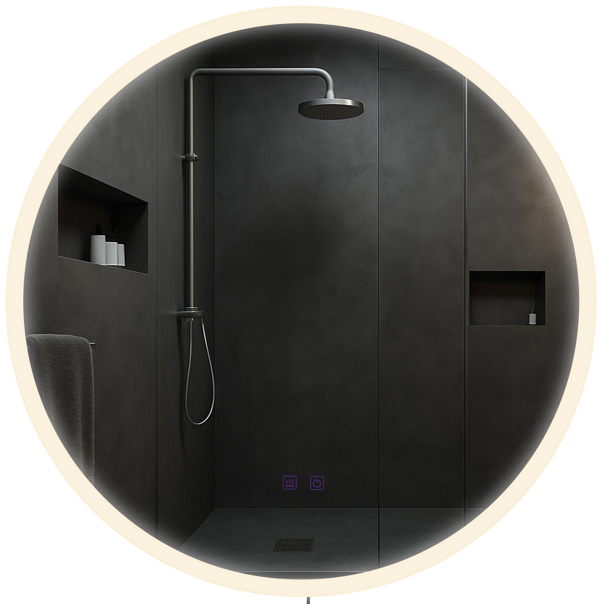 Badspiegel Laconia 70 mit Bluetooth