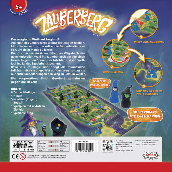 AMIGO Brettspiele & Gesellschaftsspiele Amigo 02050 - Zauberberg Familienspiel / Brettspiel