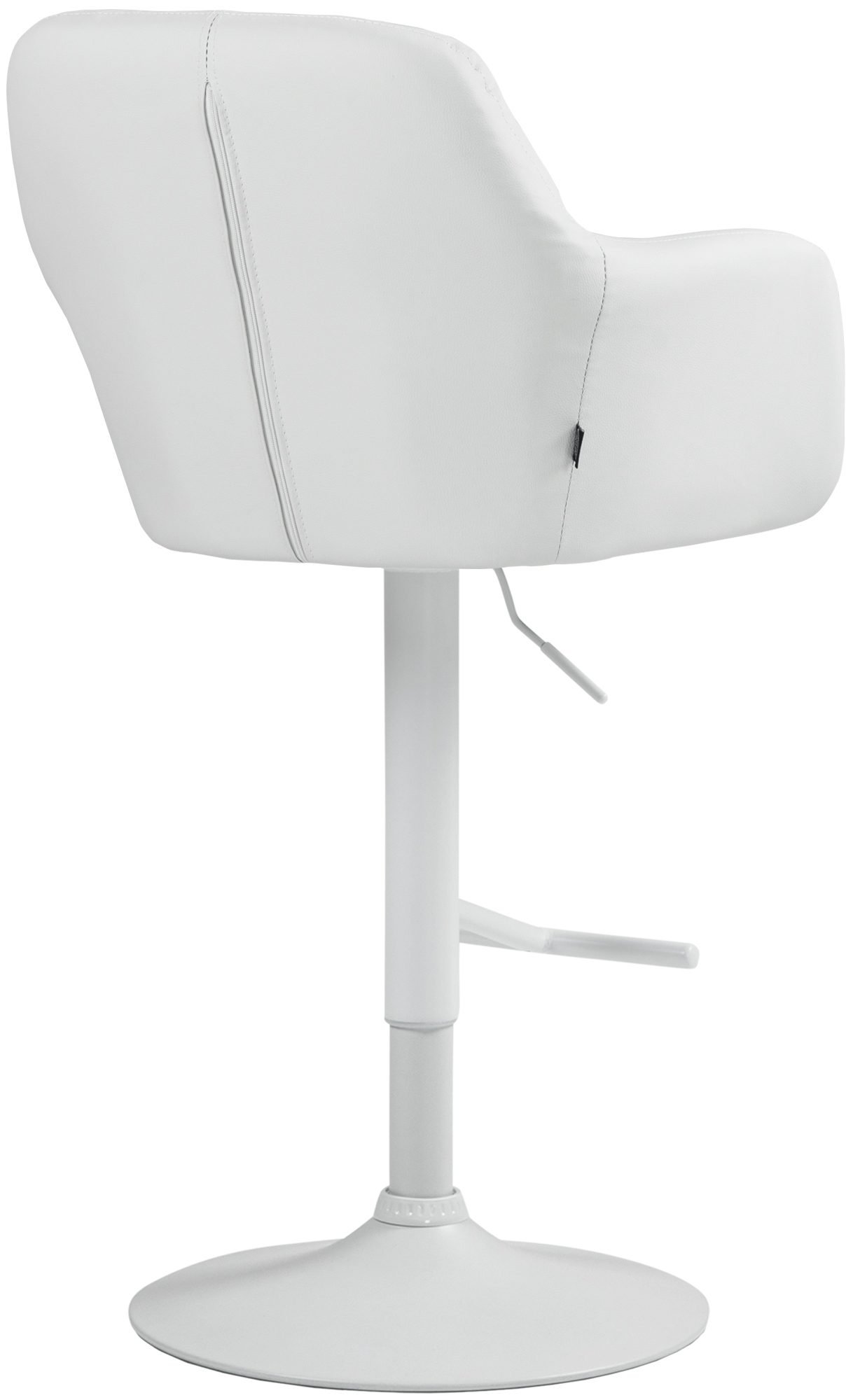 Barhocker Natoma Kunstleder weiß