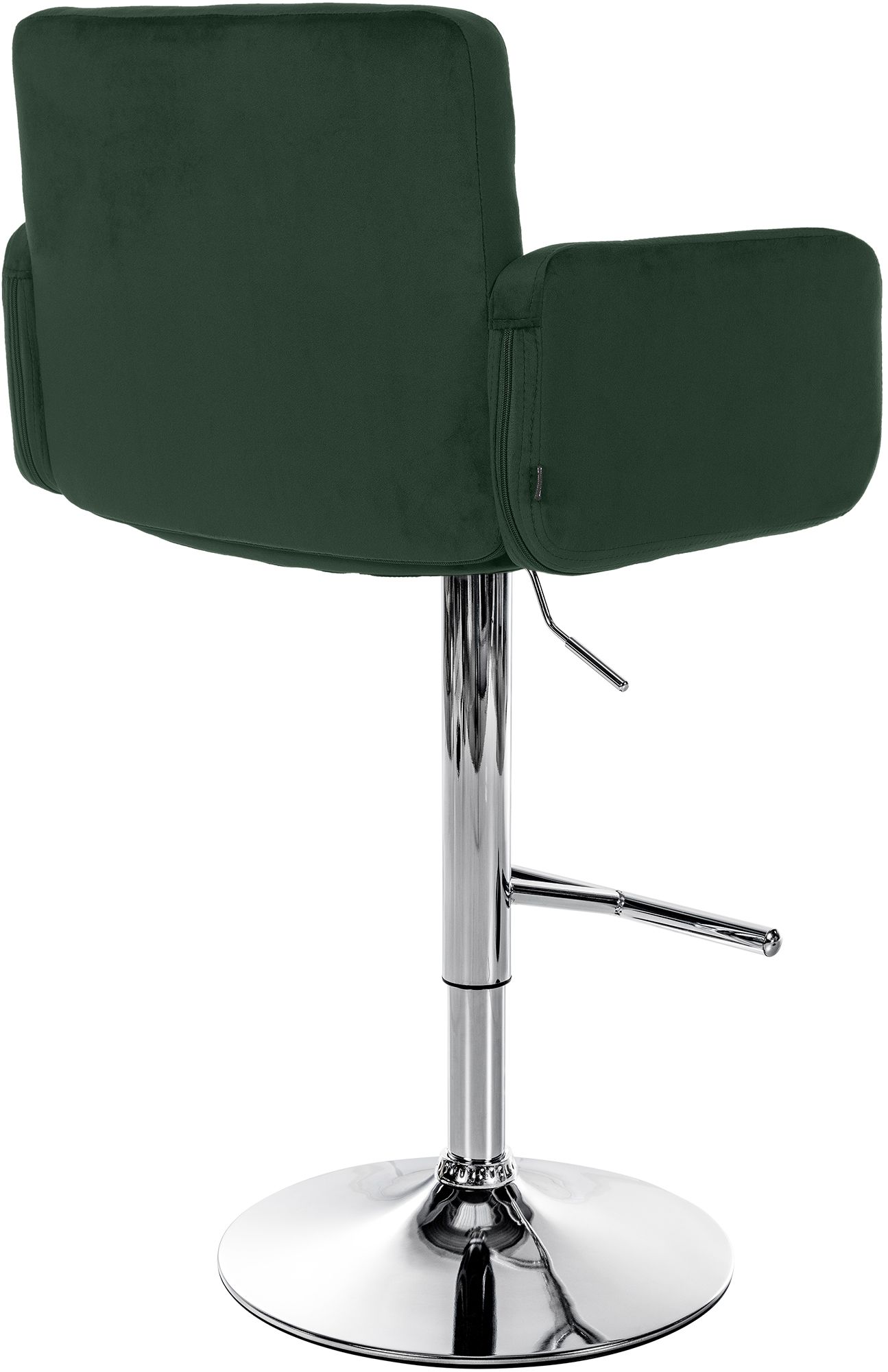 Barhocker Los Angeles Samt chrom