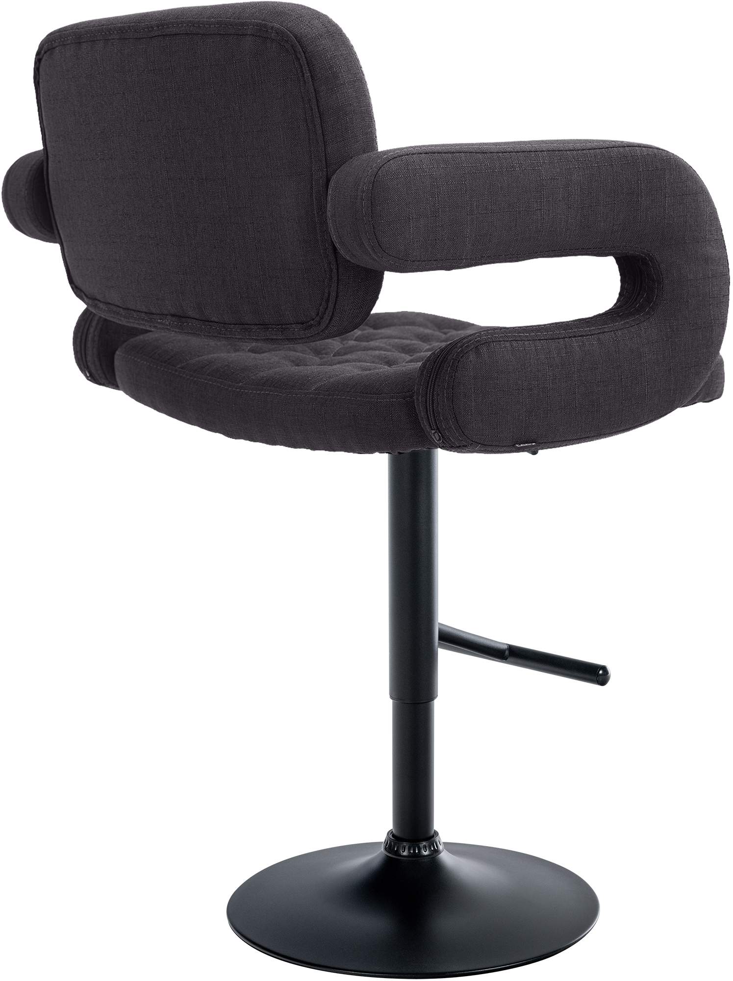 Barhocker Dublin STOFF schwarz