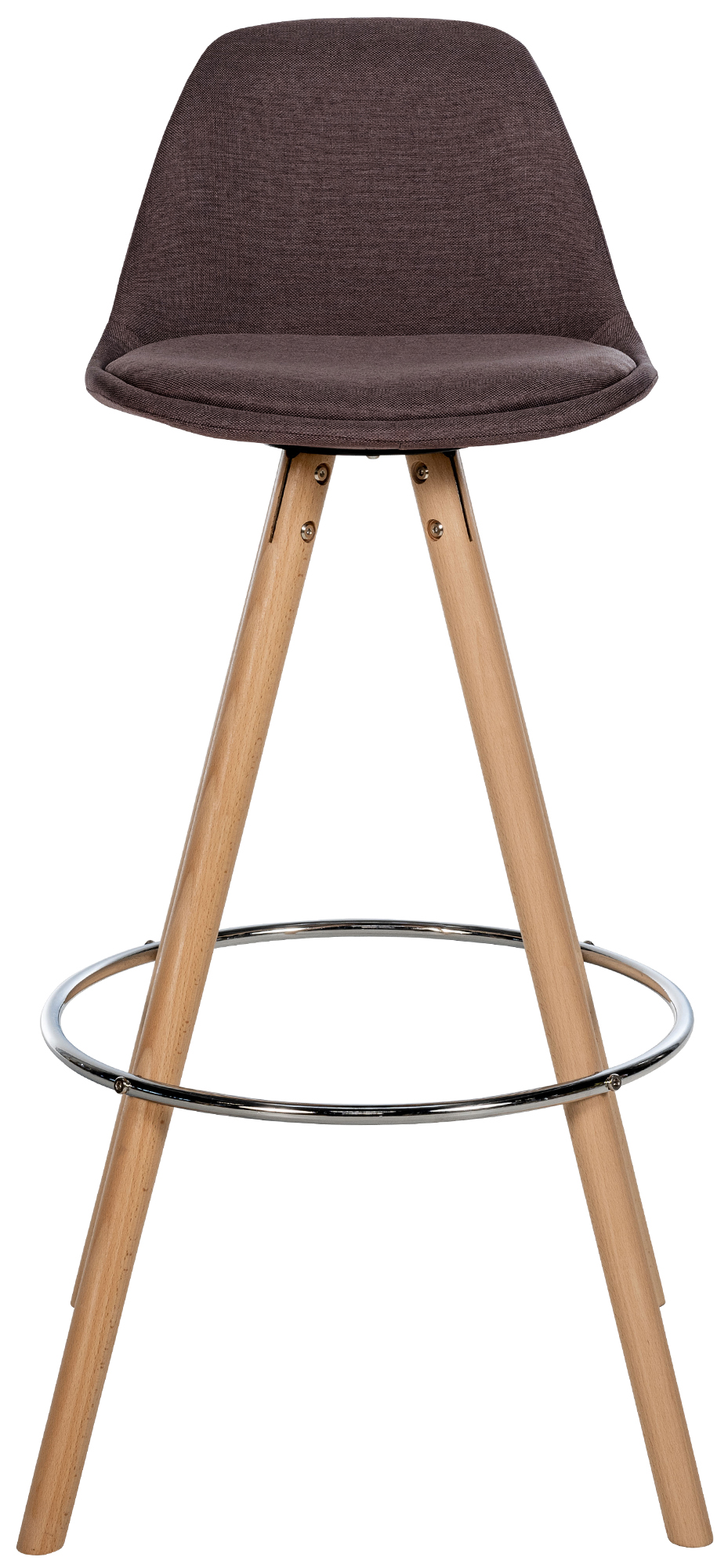 Barhocker Corbin Stoff Rund natura