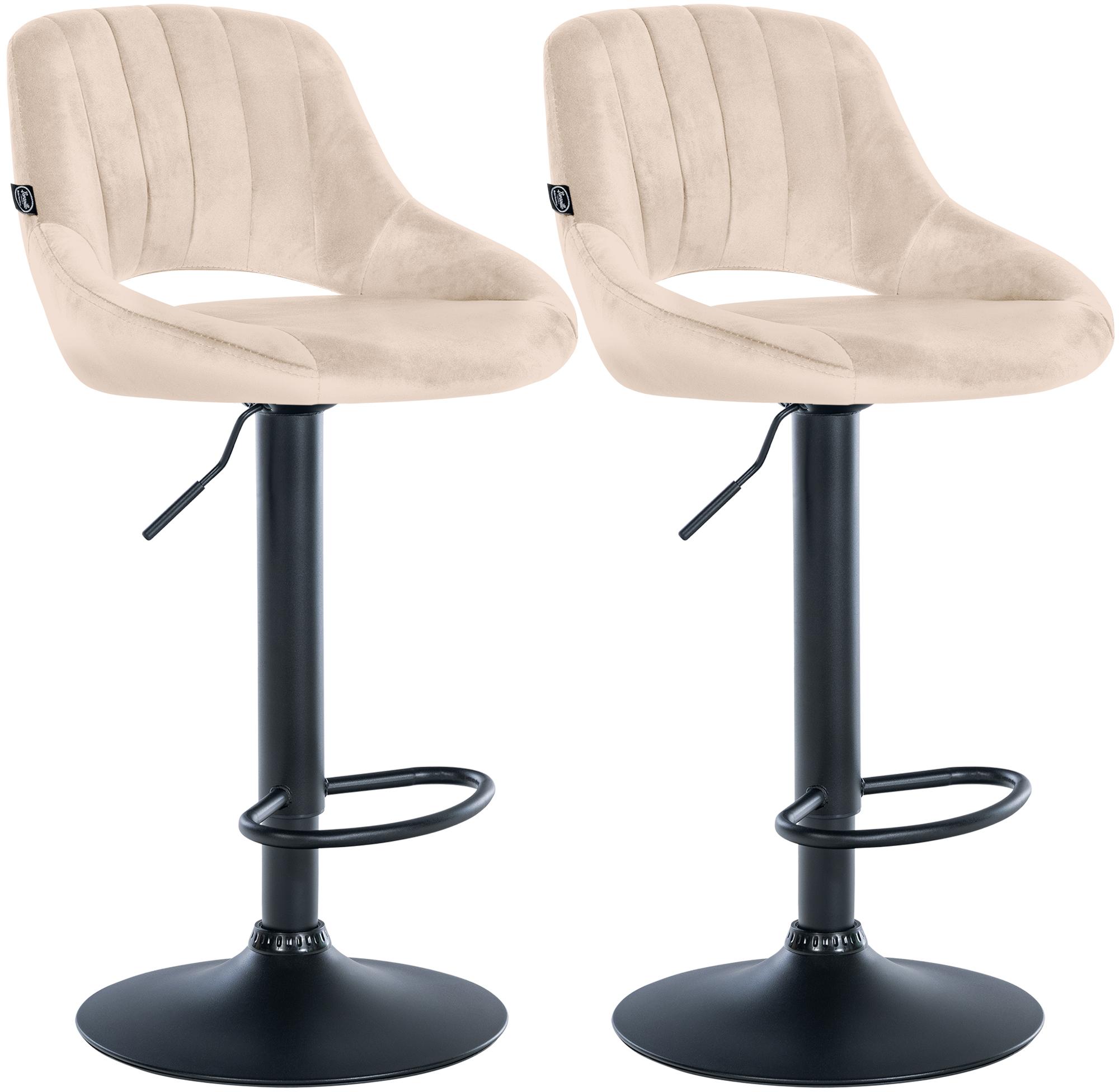 2er Set Barhocker Milet Samt B