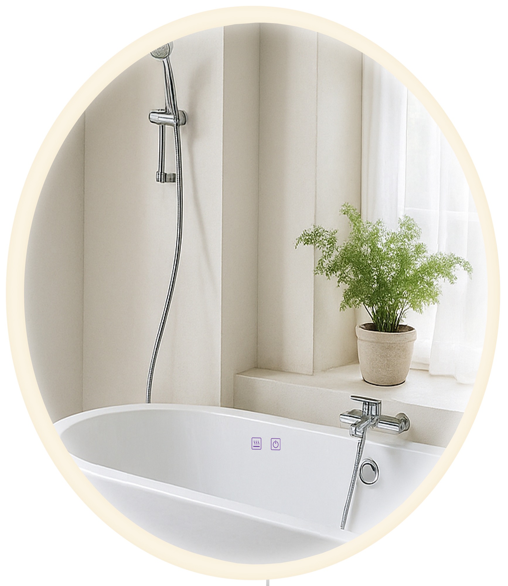 Badspiegel Laconia 70 ohne Bluetooth