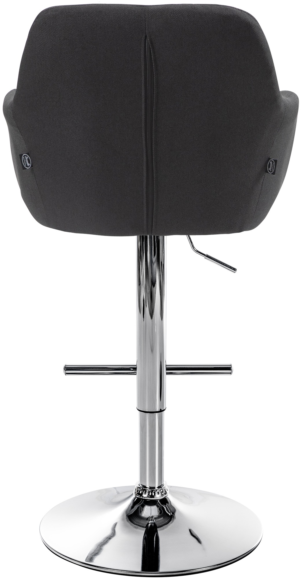 Barhocker Natoma Stoff chrom