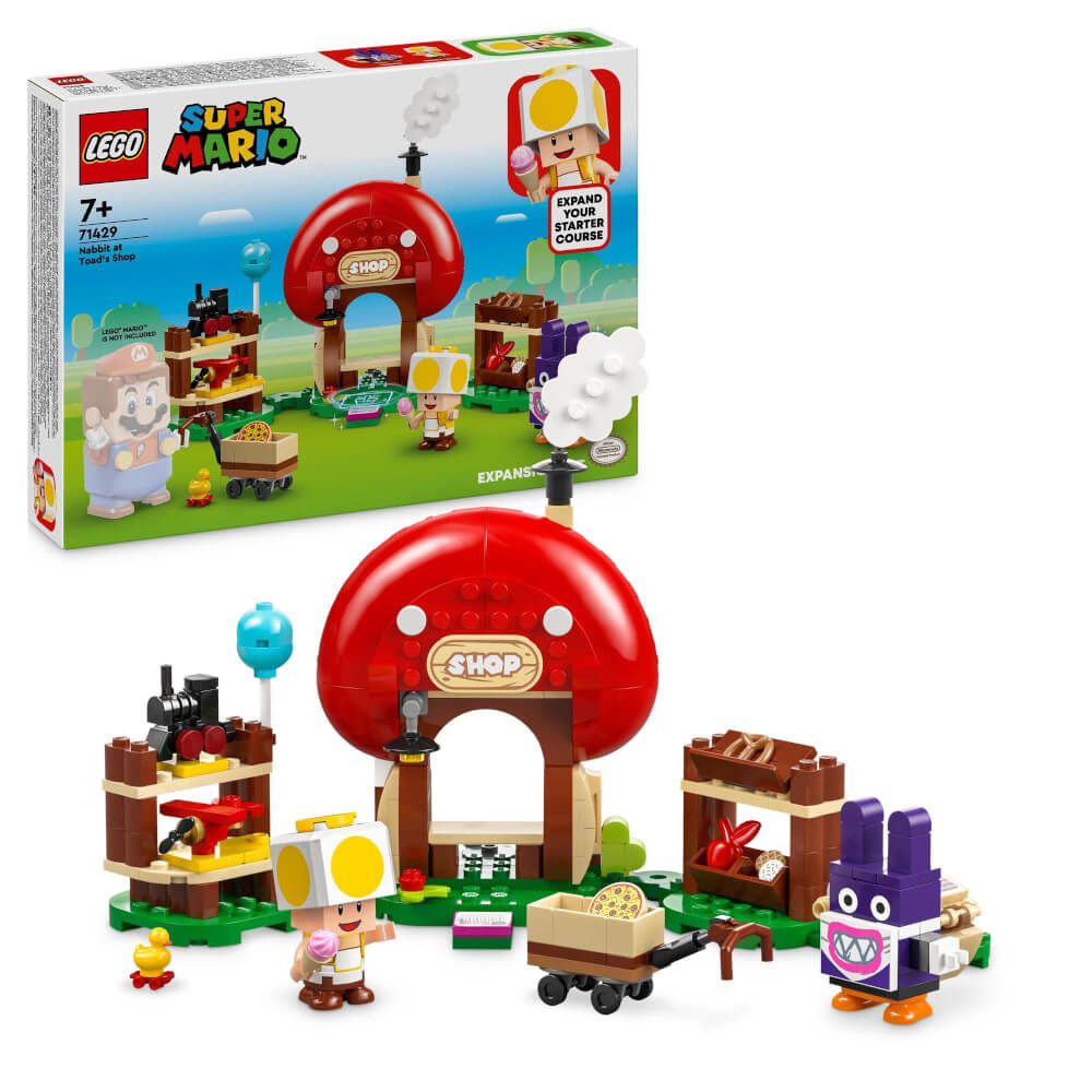 LEGO® Bau- & Konstruktionsspielzeug LEGO® 71429 Super Mario™ - Mopsie in Toads Laden – Erweiterungsset (230 Teile)