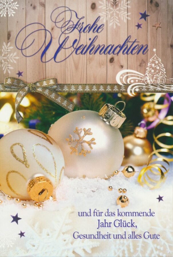 Taunus-Verlag Saisonartikel Weihnachtskarten - 100 Stück - 8 Motive
