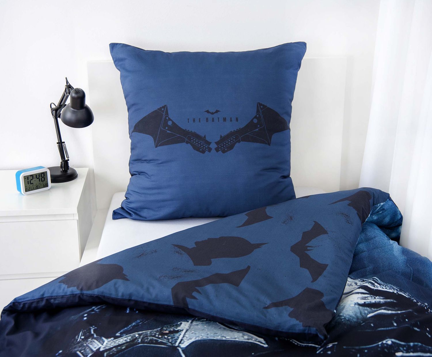 Herding Textilien The Batman Bettwäsche Renforcé - 80 x 80 + 135 x 200 cm