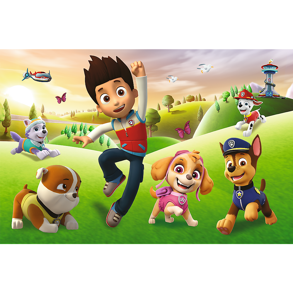 Trefl Puzzles Paw Patrol - Junior Super Shape XXL Puzzle 60 Teile