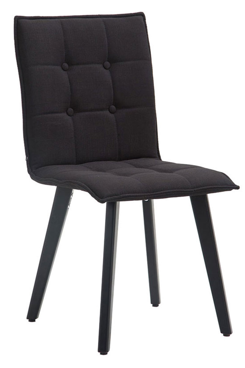 Stuhl Miller Stoff Schwarz