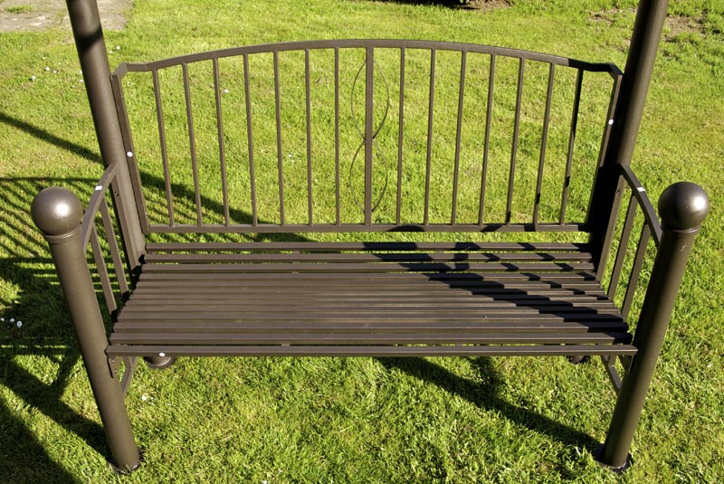 XXL Rosenbogen mit 2 Bänken