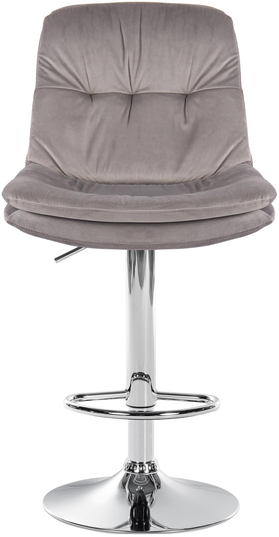 Barhocker Laurel Samt chrom