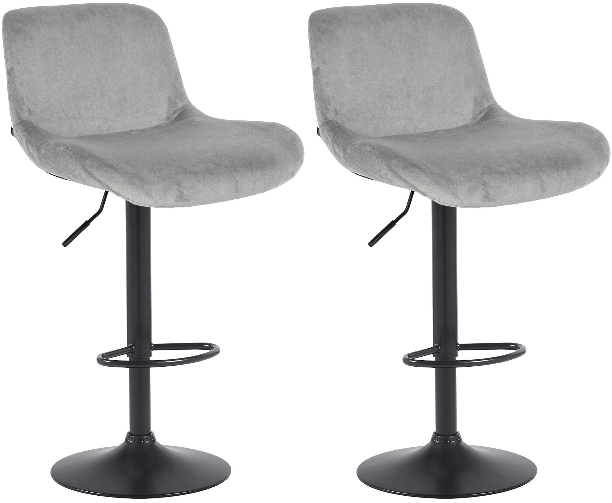 2er Set Barhocker Solon Schwarz