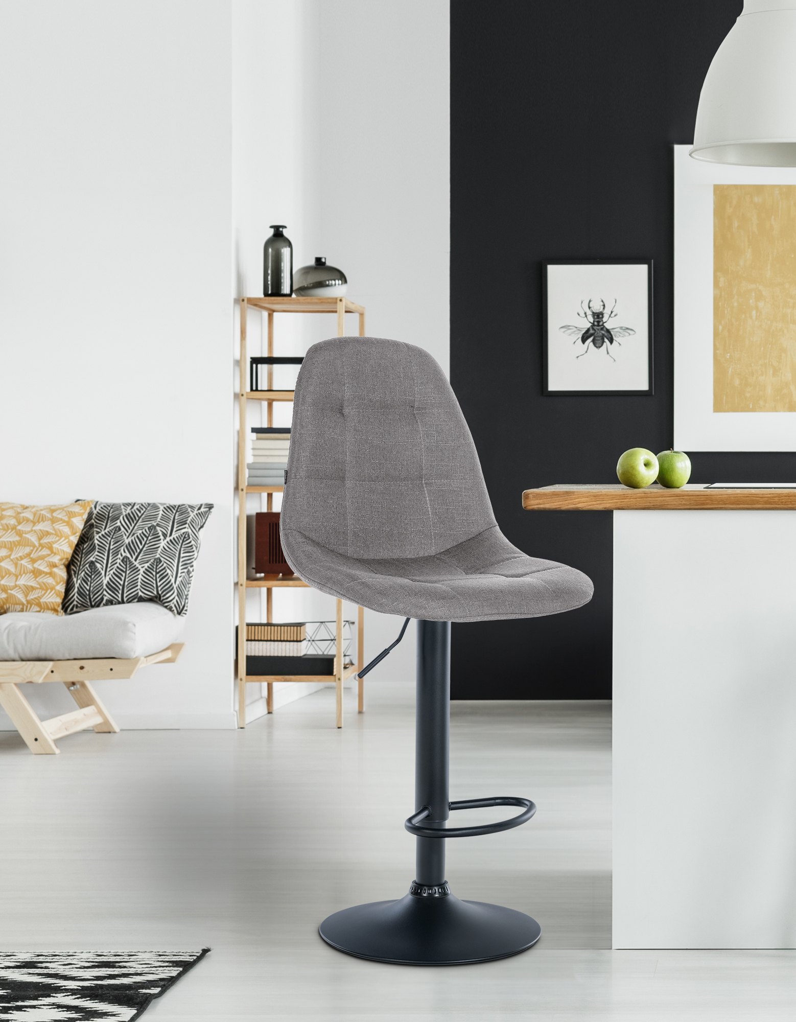 Barhocker Elmore Stoff B