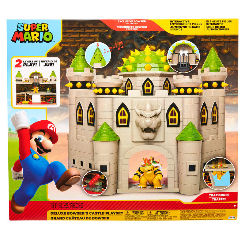 Jakks Pacific Sonstiges Nintendo Super Mario - Bowser Schloss Spielset