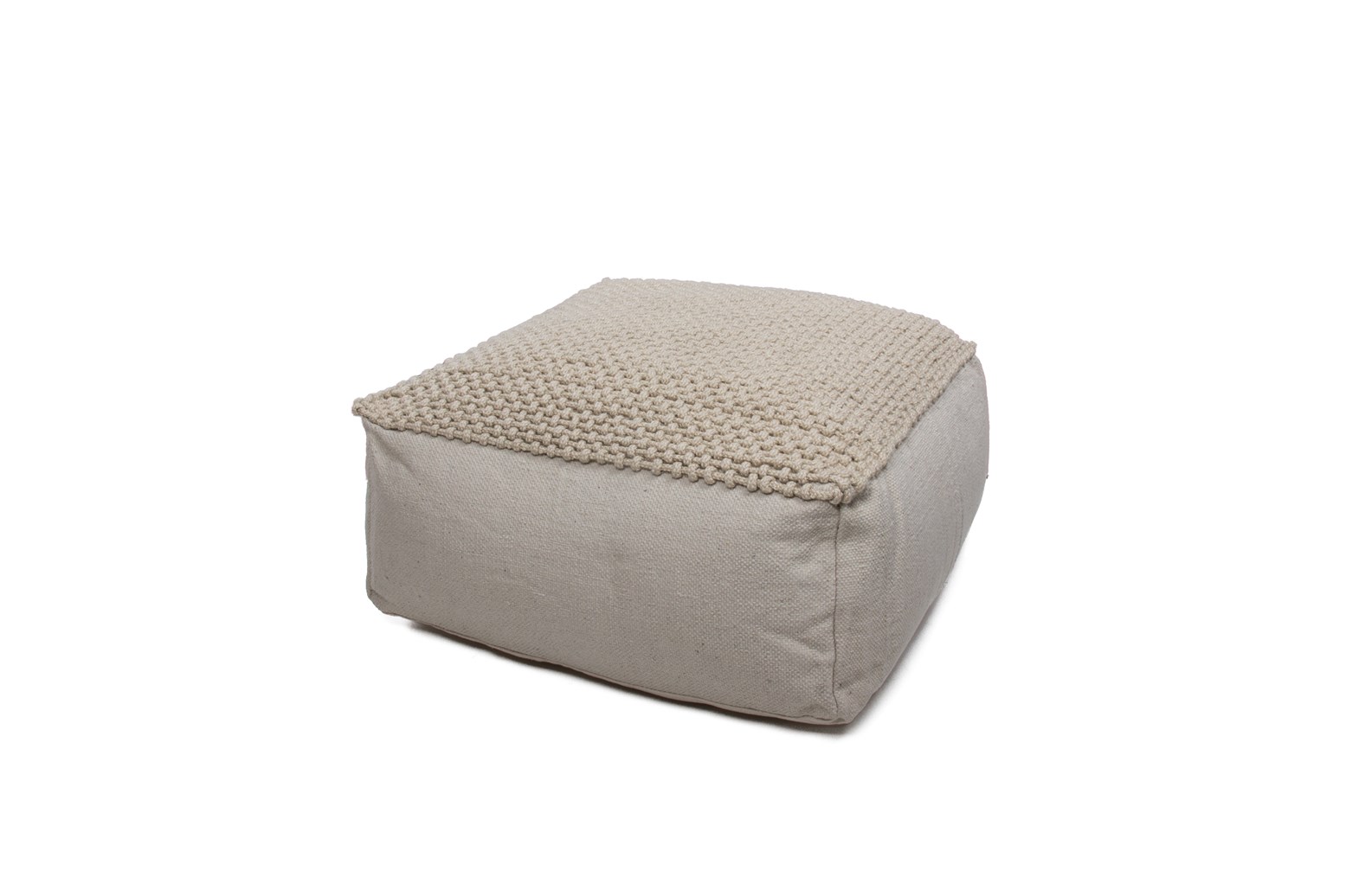 Pouf Shaun 410 Grau 80cm x 80cm