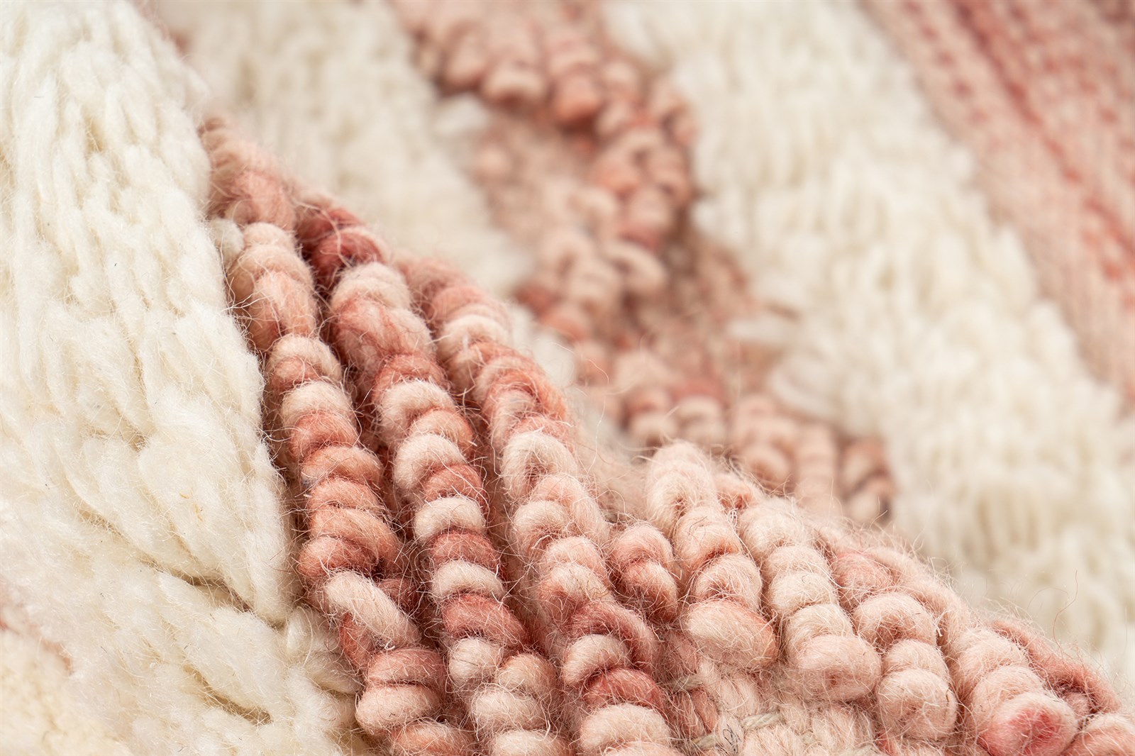 Teppich Bohist 225 Rosa / Creme 120cm x 180cm